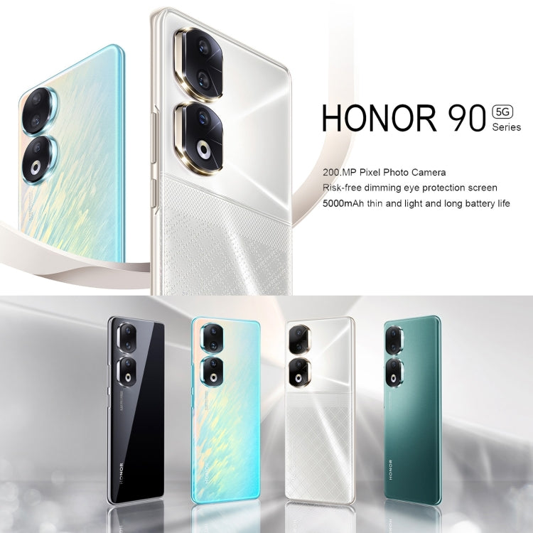 Triple Back Cameras + Dual Front Cameras, Screen Fingerprint Identification, 6.78 inch Magic UI 7.1 Android 13 Qualcomm Snapdragon 8+ Gen 1 Octa Core up to 3.0GHz, Network: 5G, OTG, NFC, Not Support Google Play, Honor 90 Pro 5G 12GB+256GB Triple Back Cameras + Dual Front Cameras, Screen Fingerprint Identification, 6.78 inch Magic UI 7.1 Android 13 Qualcomm Snapdragon 8+ Gen 1 Octa Core up to 3.0GHz, Network: 5G, OTG, NFC, Not Support Google Play, Honor 90 Pro 5G 12GB+256GB